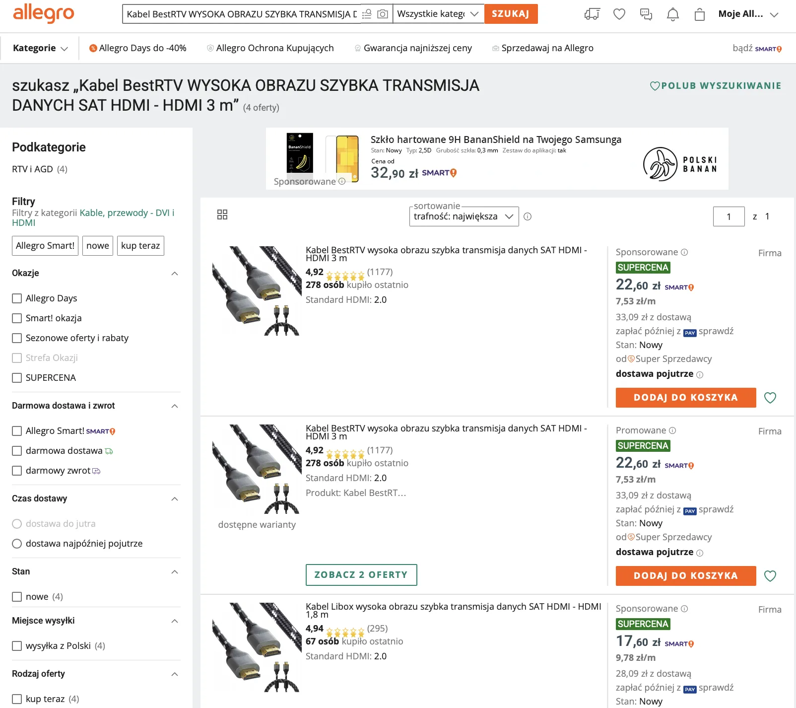 Analiza cen na Allegro - przykład trudności w monitoringu cen z powodu duplikacji ofert w oddzielnych listingach